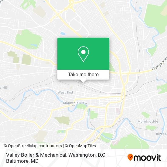 Mapa de Valley Boiler & Mechanical