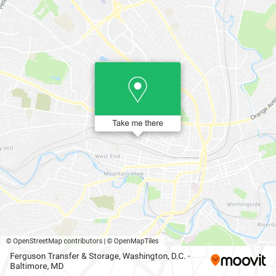 Ferguson Transfer & Storage map