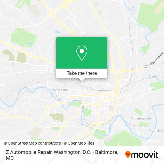 Z Automobile Repair map