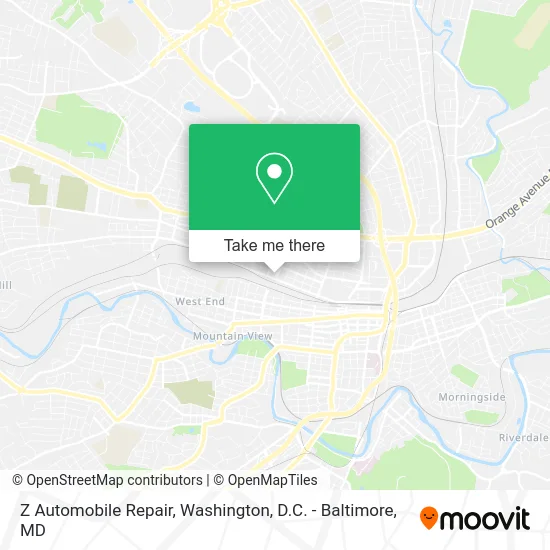 Z Automobile Repair map