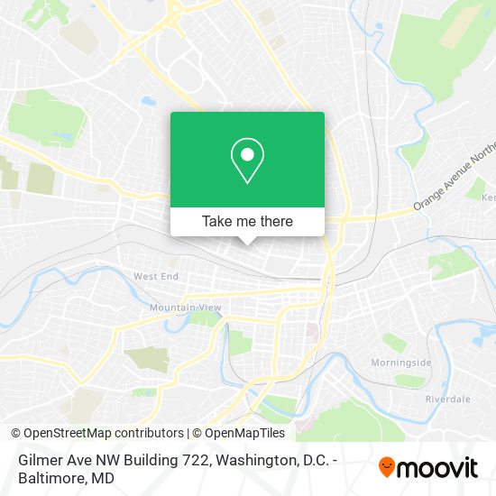 Gilmer Ave NW Building 722 map