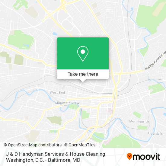 J & D Handyman Services & House Cleaning map