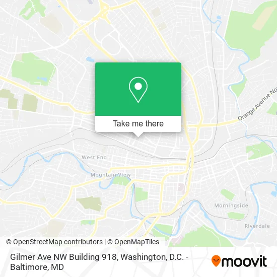 Gilmer Ave NW Building 918 map