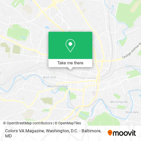 Colors VA Magazine map