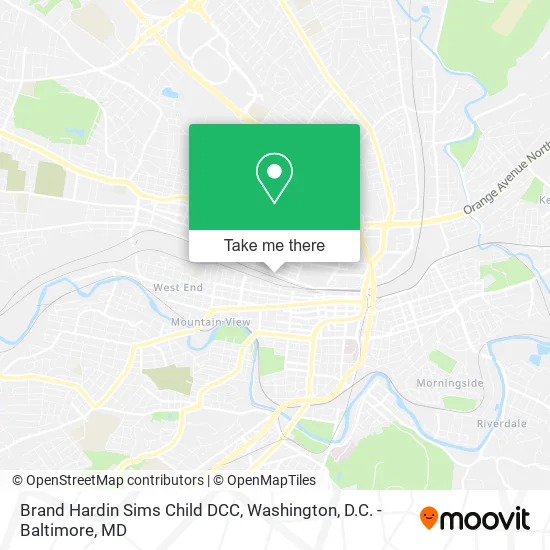 Brand Hardin Sims Child DCC map