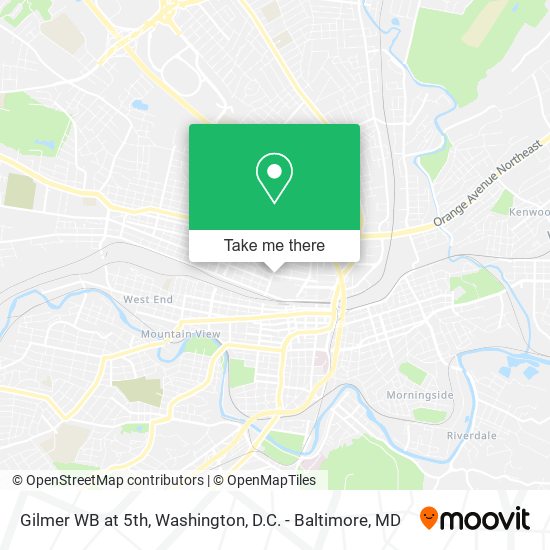 Gilmer WB at 5th map