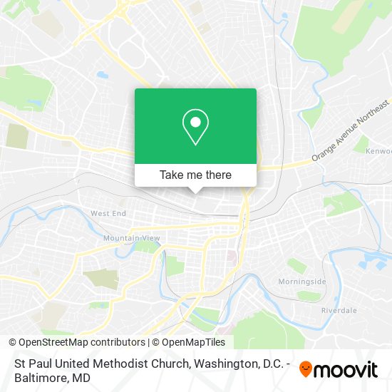 St Paul United Methodist Church map