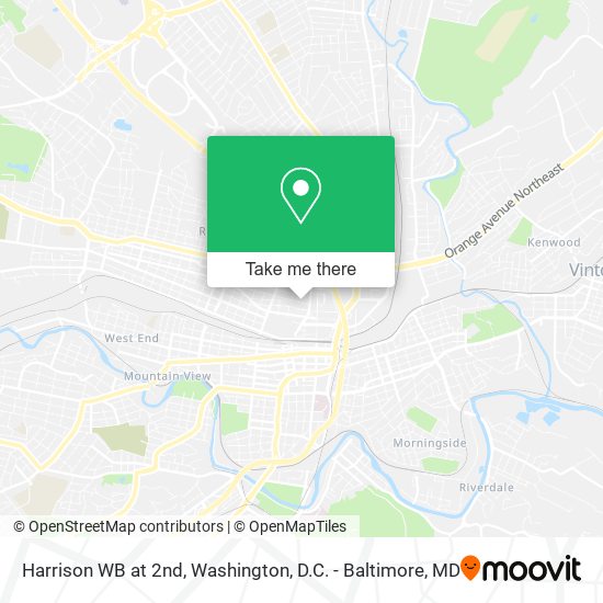 Harrison WB at 2nd map