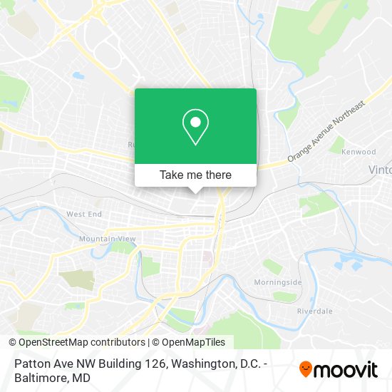 Patton Ave NW Building 126 map