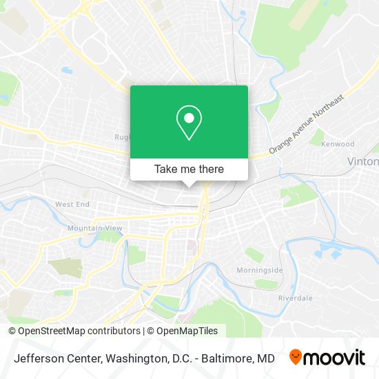 Mapa de Jefferson Center
