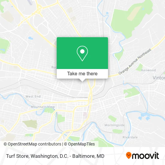 Mapa de Turf Store