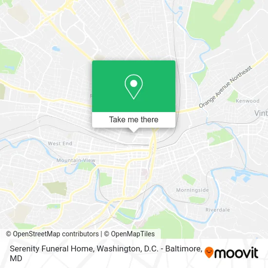 Serenity Funeral Home map