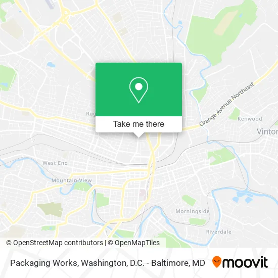 Mapa de Packaging Works