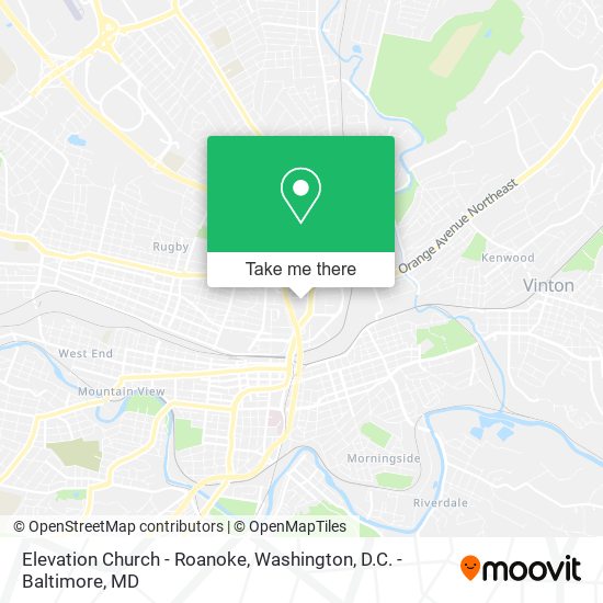 Mapa de Elevation Church - Roanoke