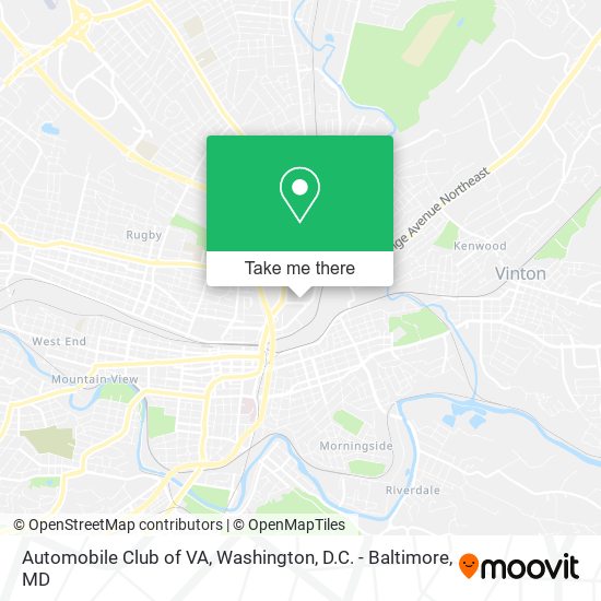 Mapa de Automobile Club of VA