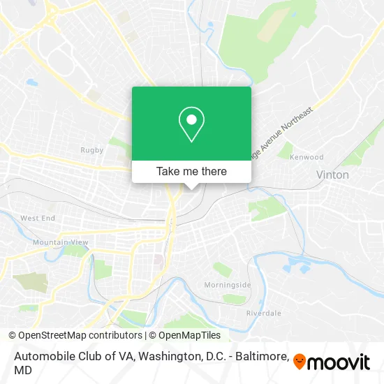 Mapa de Automobile Club of VA