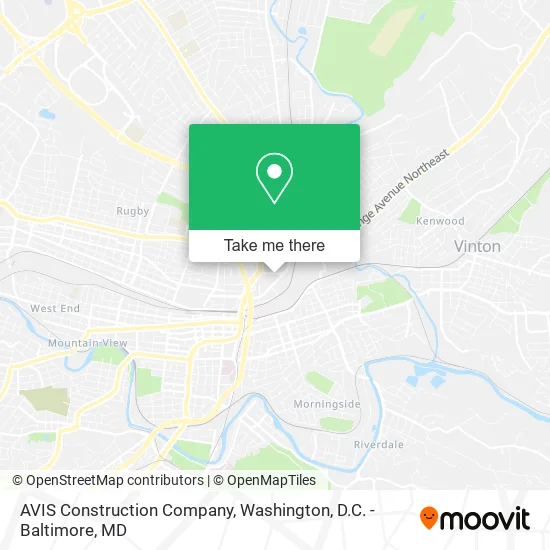 Mapa de AVIS Construction Company