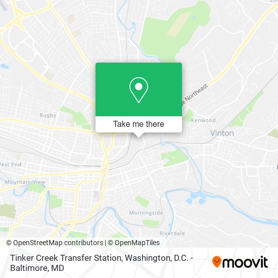 Mapa de Tinker Creek Transfer Station