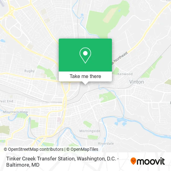 Tinker Creek Transfer Station map