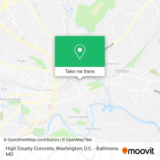 Mapa de High County Concrete