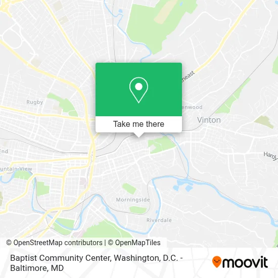 Baptist Community Center map