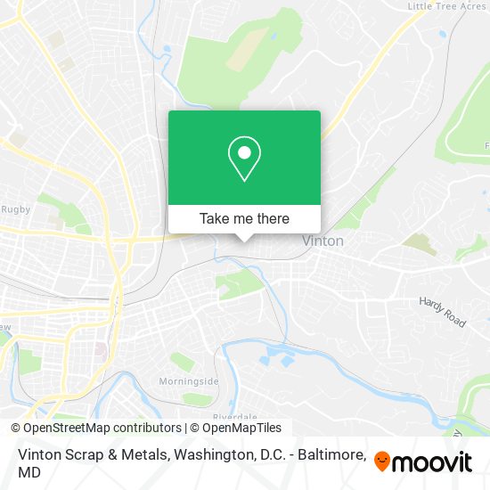 Vinton Scrap & Metals map