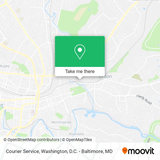 Courier Service map