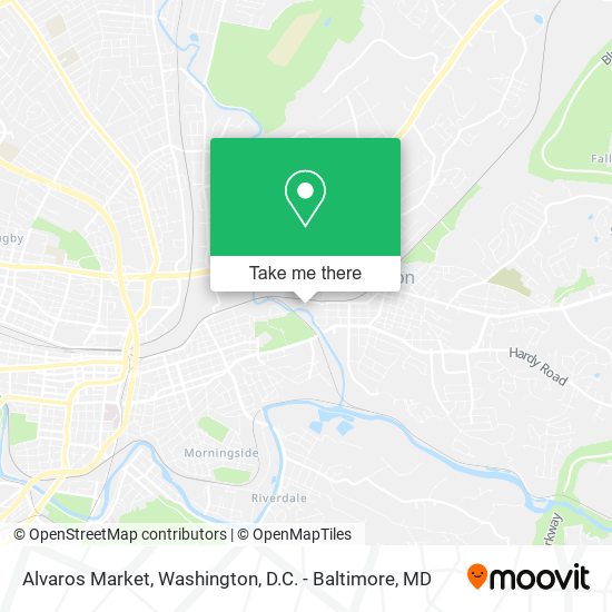 Mapa de Alvaros Market