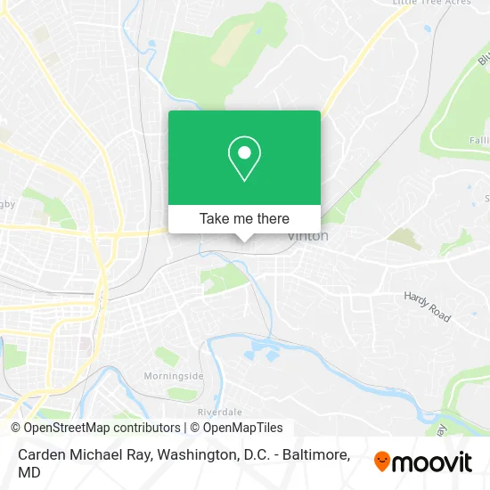 Carden Michael Ray map