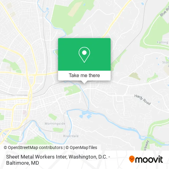 Sheet Metal Workers Inter map