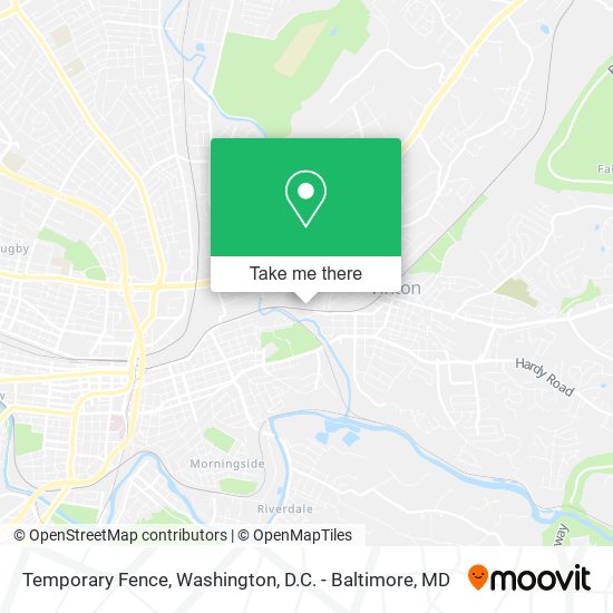 Mapa de Temporary Fence