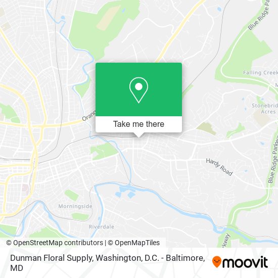 Mapa de Dunman Floral Supply
