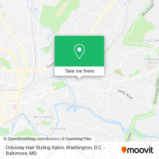 Mapa de Odyssey Hair Styling Salon