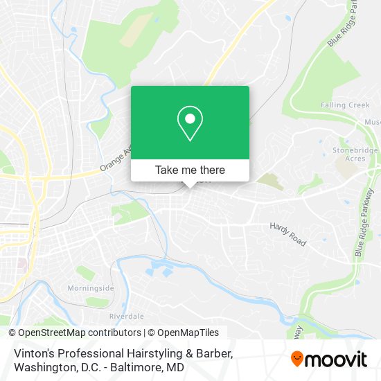 Mapa de Vinton's Professional Hairstyling & Barber