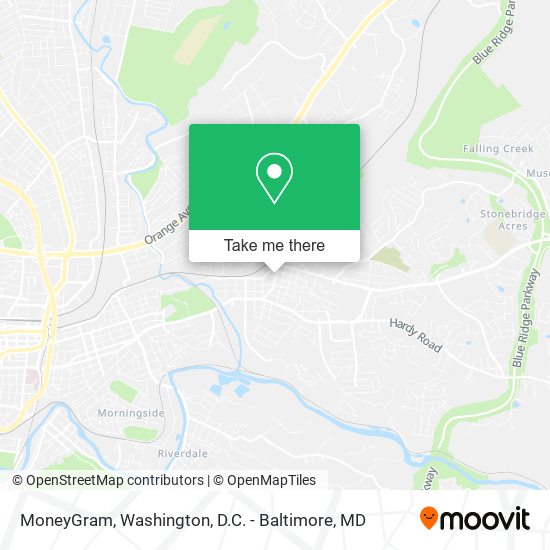 MoneyGram map