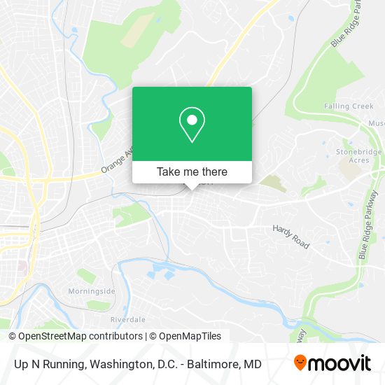 Up N Running map