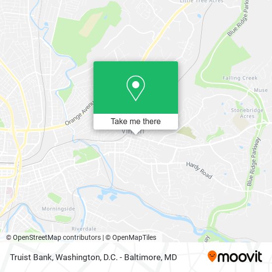 Truist Bank map