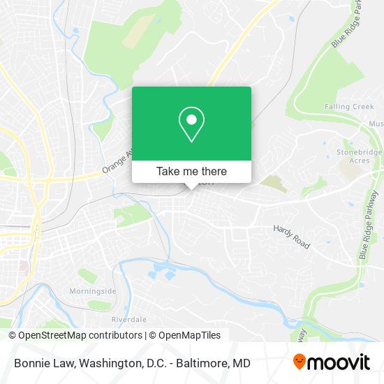 Mapa de Bonnie Law