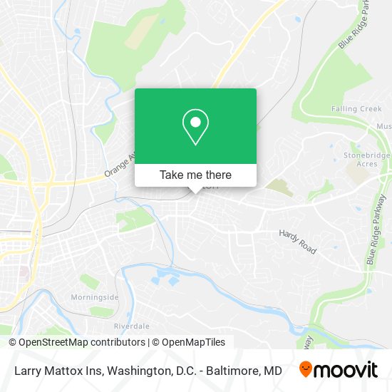 Larry Mattox Ins map