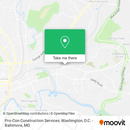 Mapa de Pro-Con Construction Services