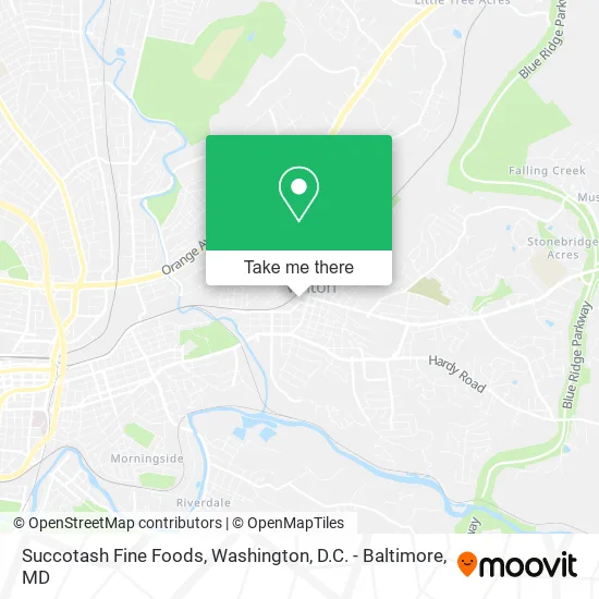 Mapa de Succotash Fine Foods
