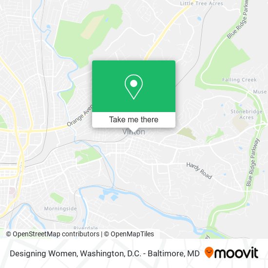 Designing Women map