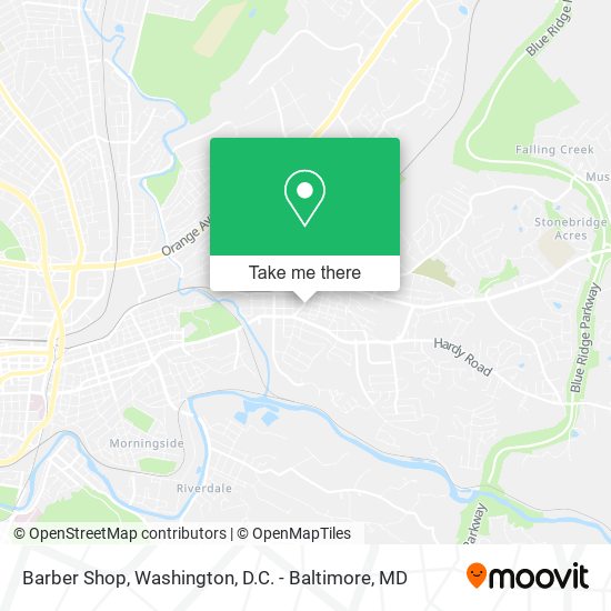 Barber Shop map