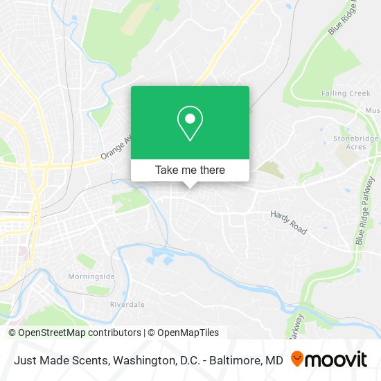 Mapa de Just Made Scents