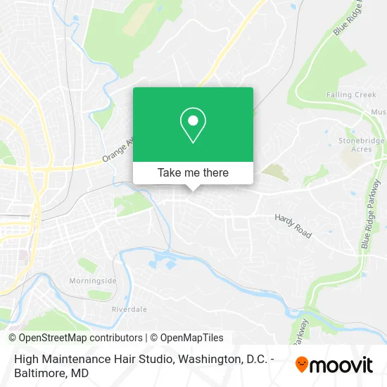 High Maintenance Hair Studio map