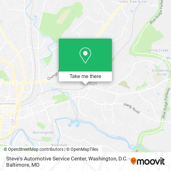 Mapa de Steve's Automotive Service Center