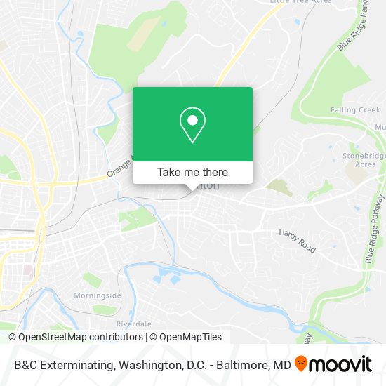 Mapa de B&C Exterminating