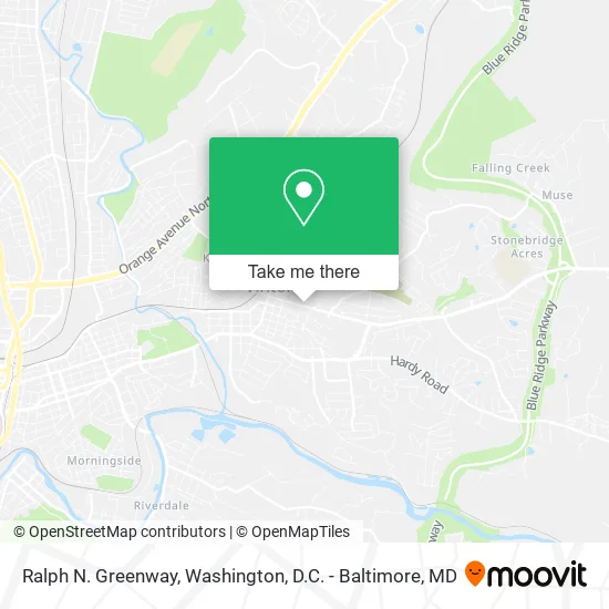 Ralph N. Greenway map