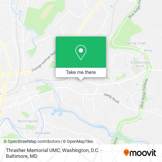 Mapa de Thrasher Memorial UMC