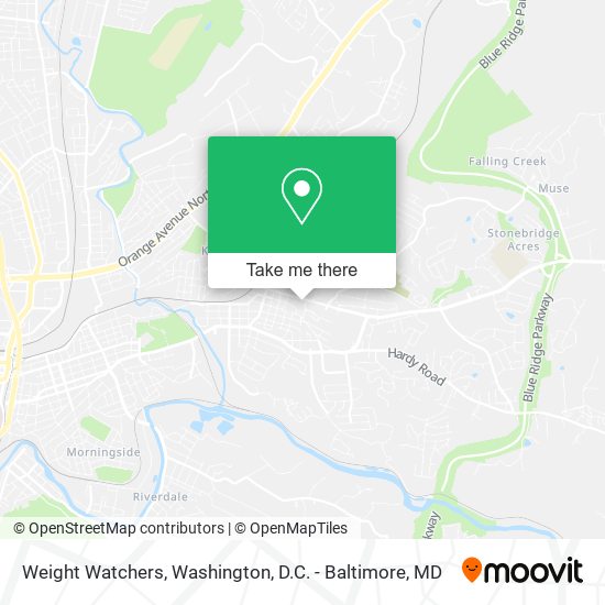 Mapa de Weight Watchers